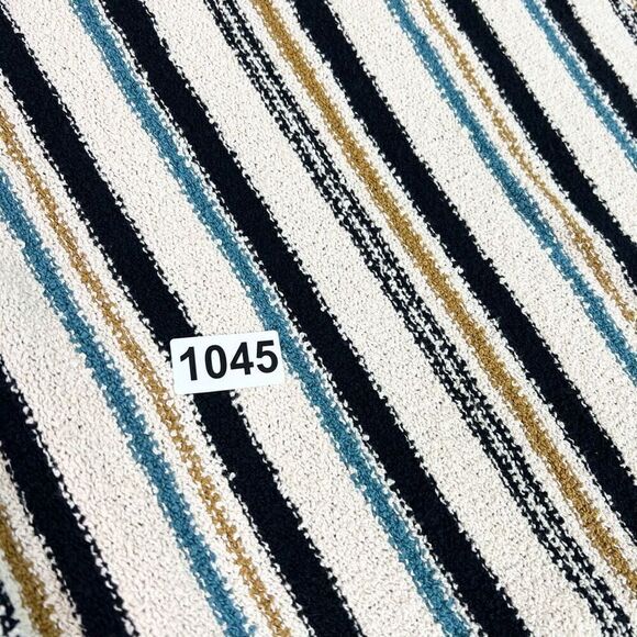 Salt Water Luxe Sweater Womens XS Cream & Black Striped Beachy Knitted Pullover - Picture 9 of 9